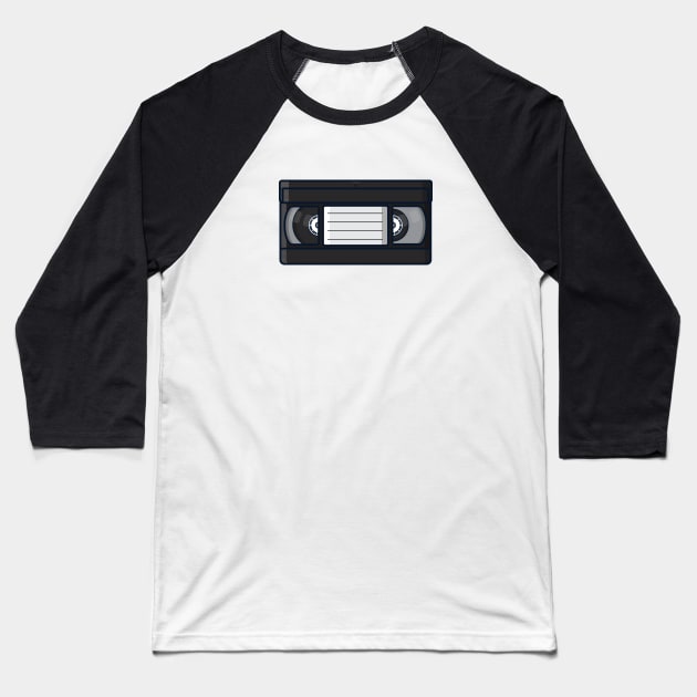 VHS tapes - Icon Baseball T-Shirt by Lionti_design